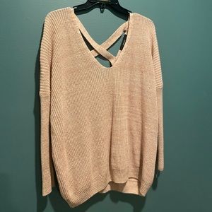 Forever 21 cross cross back sweater
